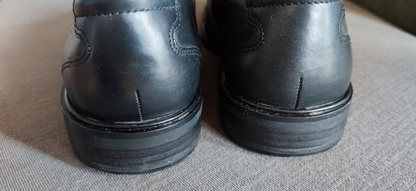 Men's ECCO Black Leather Monk Strap Shoes - photo 2
