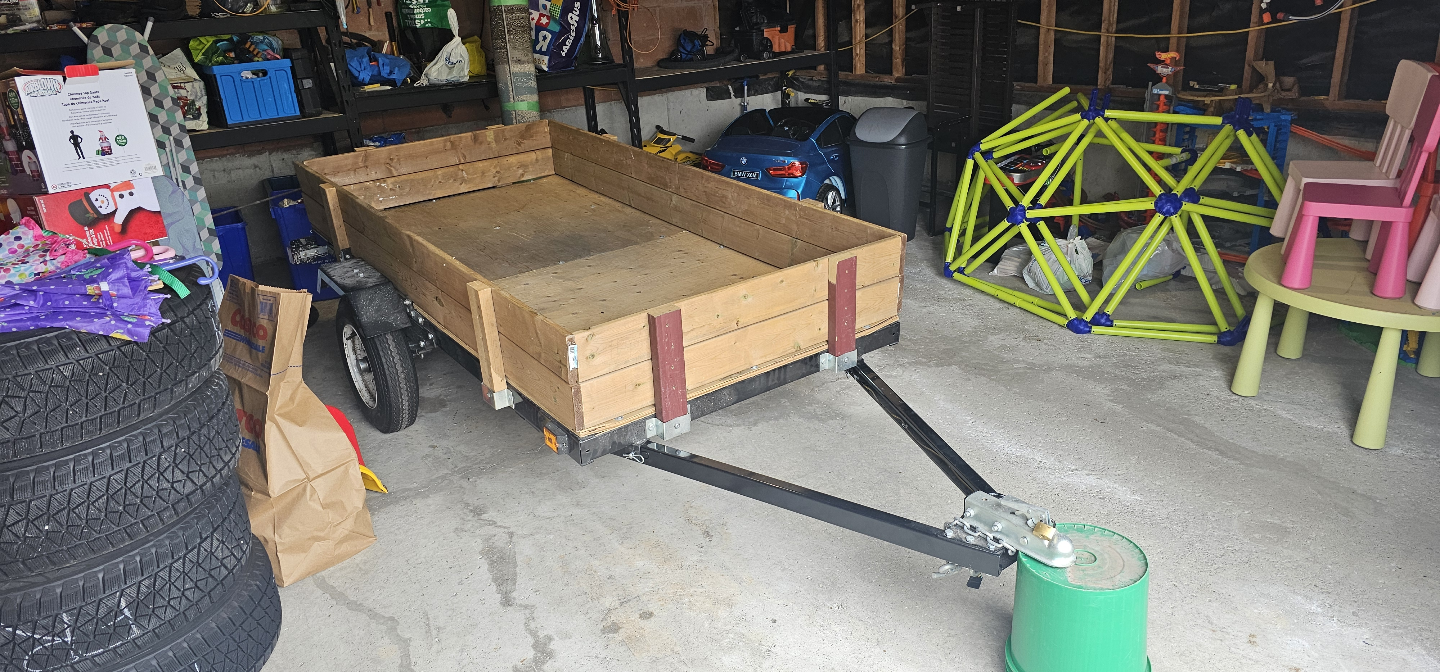 Compact Folding 4x8 Utility Trailer 1720lbs Payload, Road Legal - photo 2