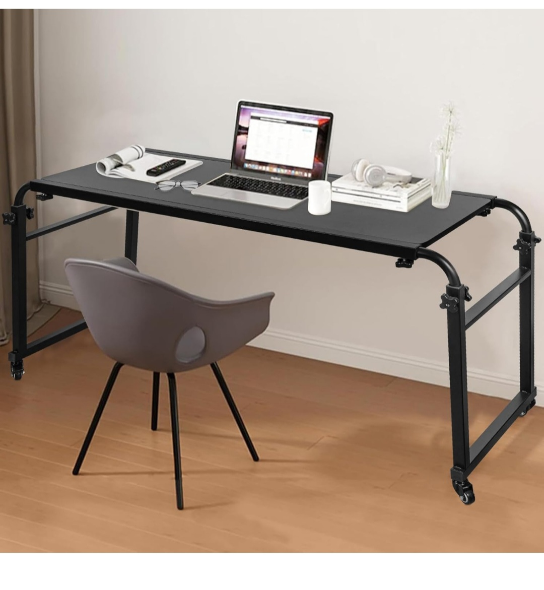 Overbed Table with Wheels, - photo 2