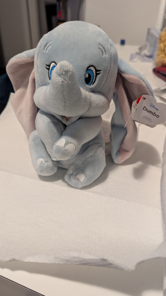 Disney Baby Dumbo Ty Beanie Baby Plush - photo 2
