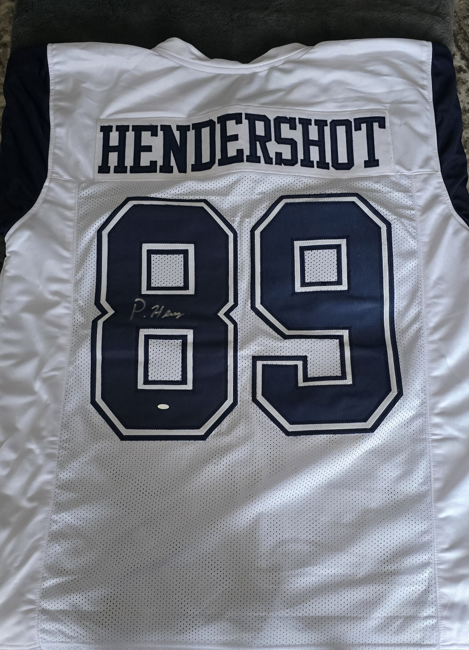 Autographed Dallas Cowboys #89 Jason Hendershot Jersey - photo 2