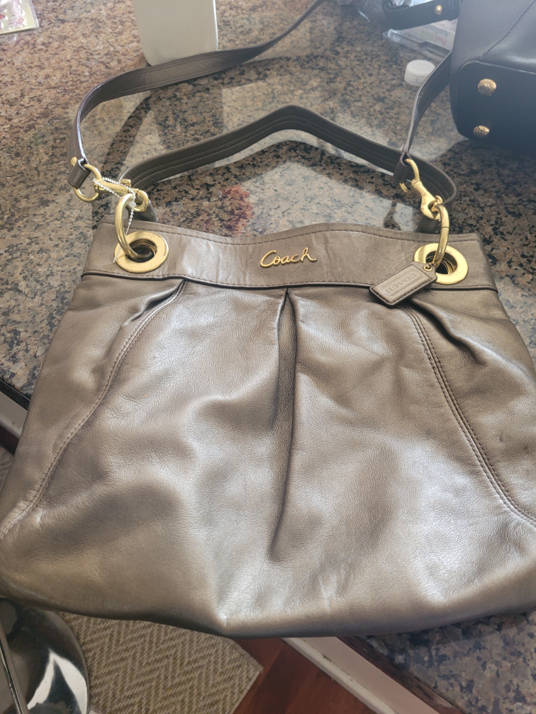 Coach Leather Shoulder Bag