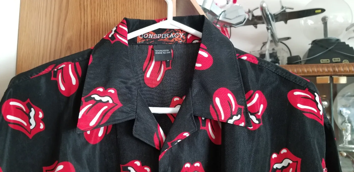 Rolling Stones button down shirt  , large image indicator(2)