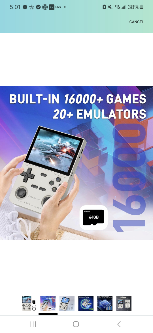 RK3326 Handheld Game Console - 16000+ Games & 20+ Emulators!
