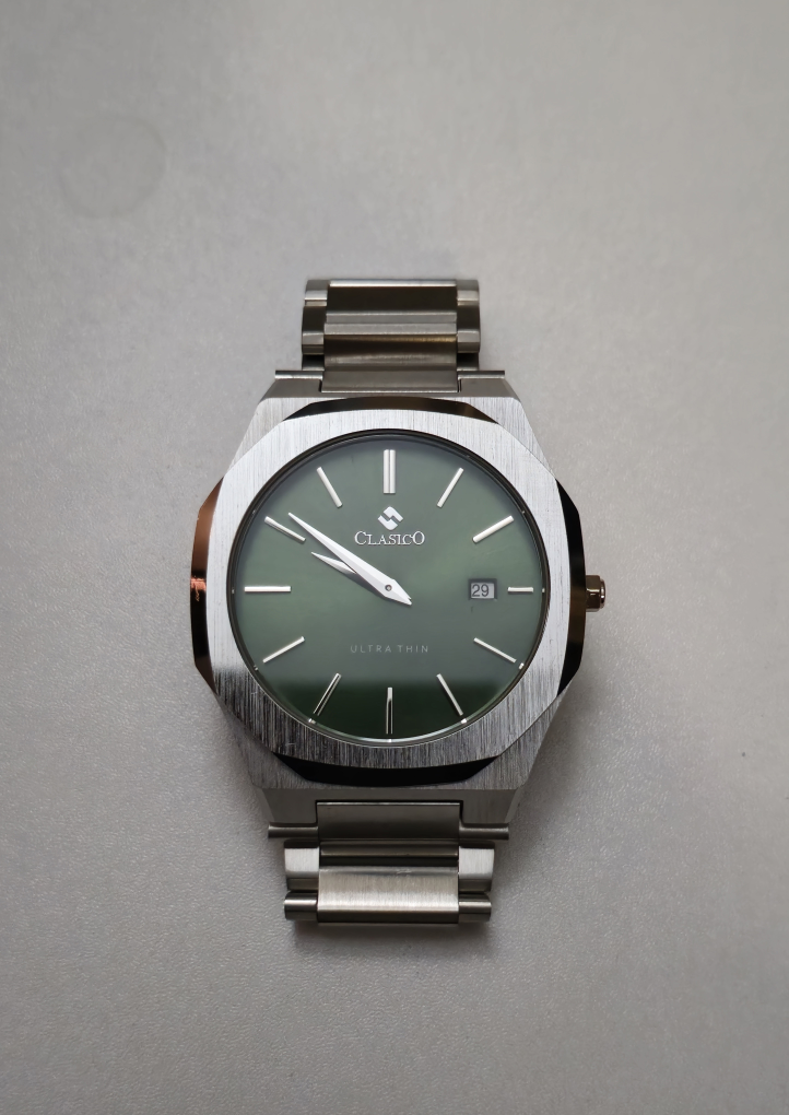 Clasico Ultrathin Green Dial Mens Watch