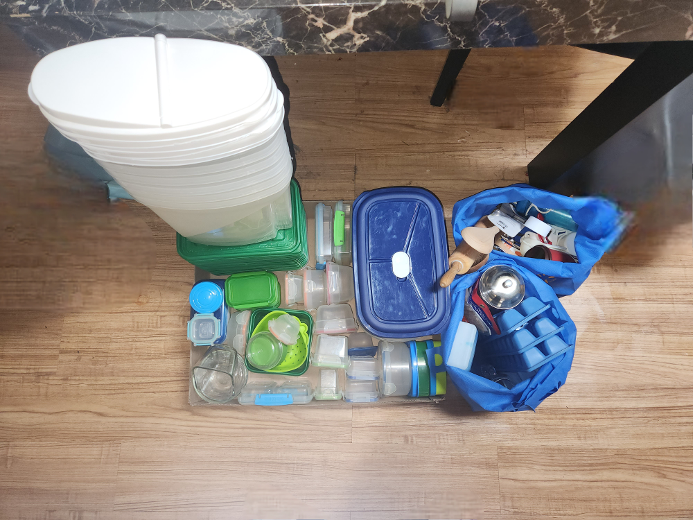 Bulk Lot of Food Storage Containers and Kitchen Gadgets