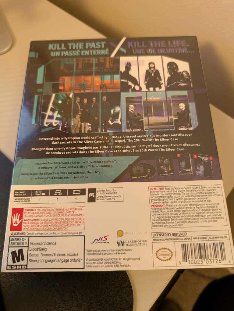 The Silver Case 2425 Deluxe Edition Nintendo Switch - photo 2