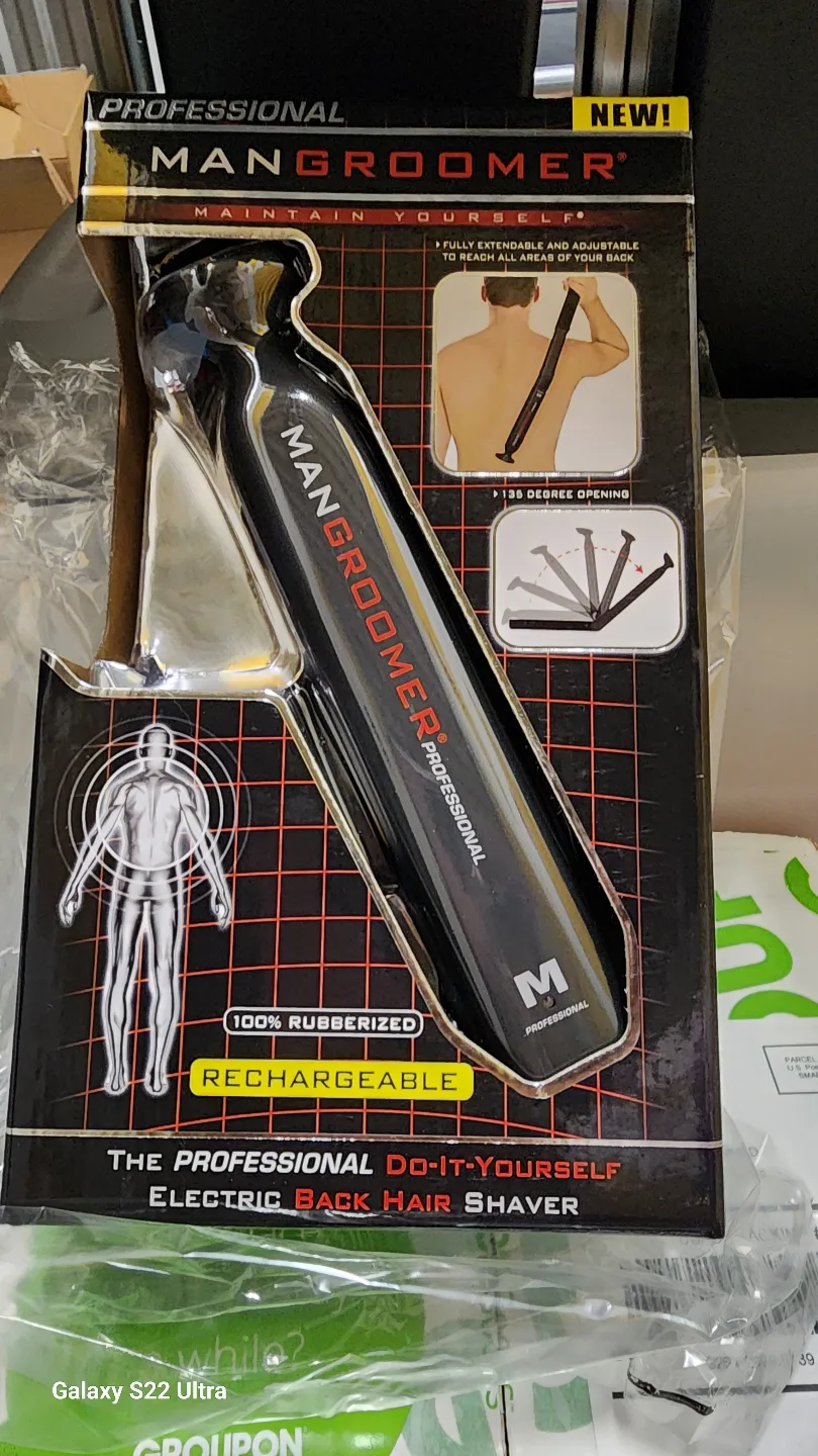 Man Groomer Professional Rechargeable Electric Back Hair Shaver image indicator(2)