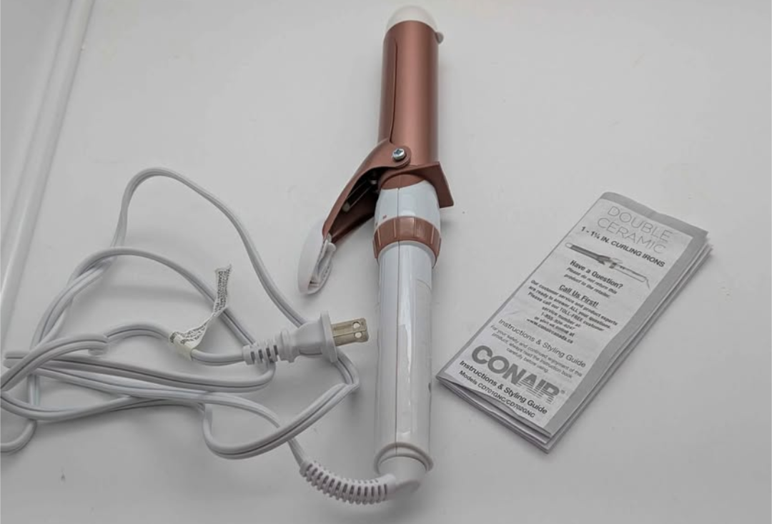 Conair Double Ceramic Curling Iron - Rose Gold - photo 2