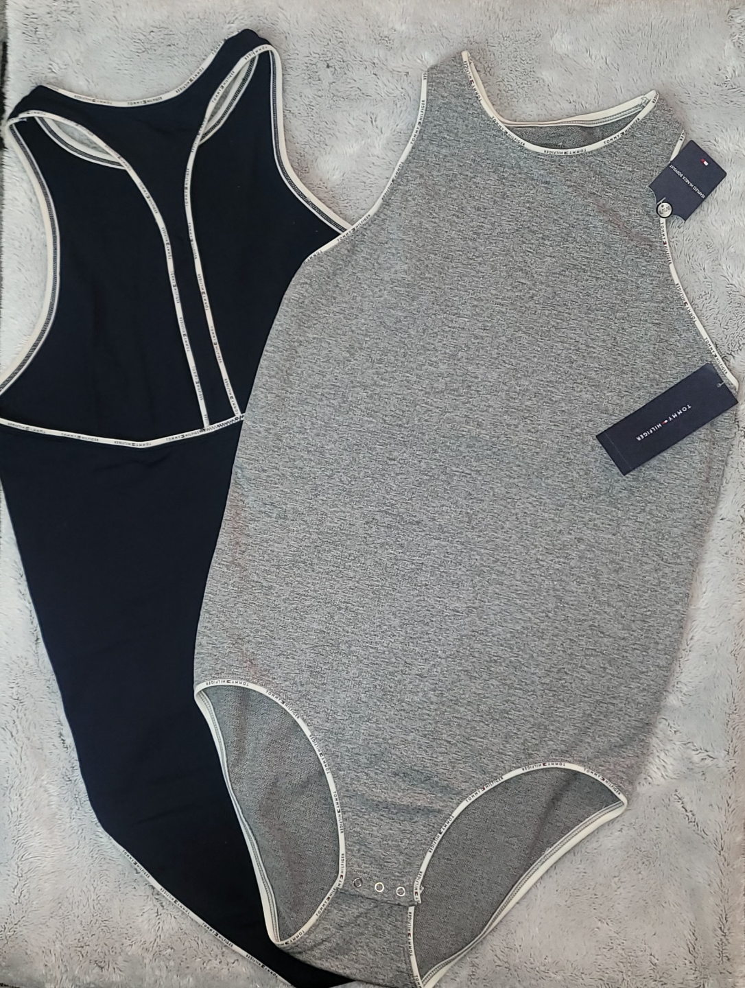 Tommy Hilfiger Bodysuits - Grey & Navy Blue