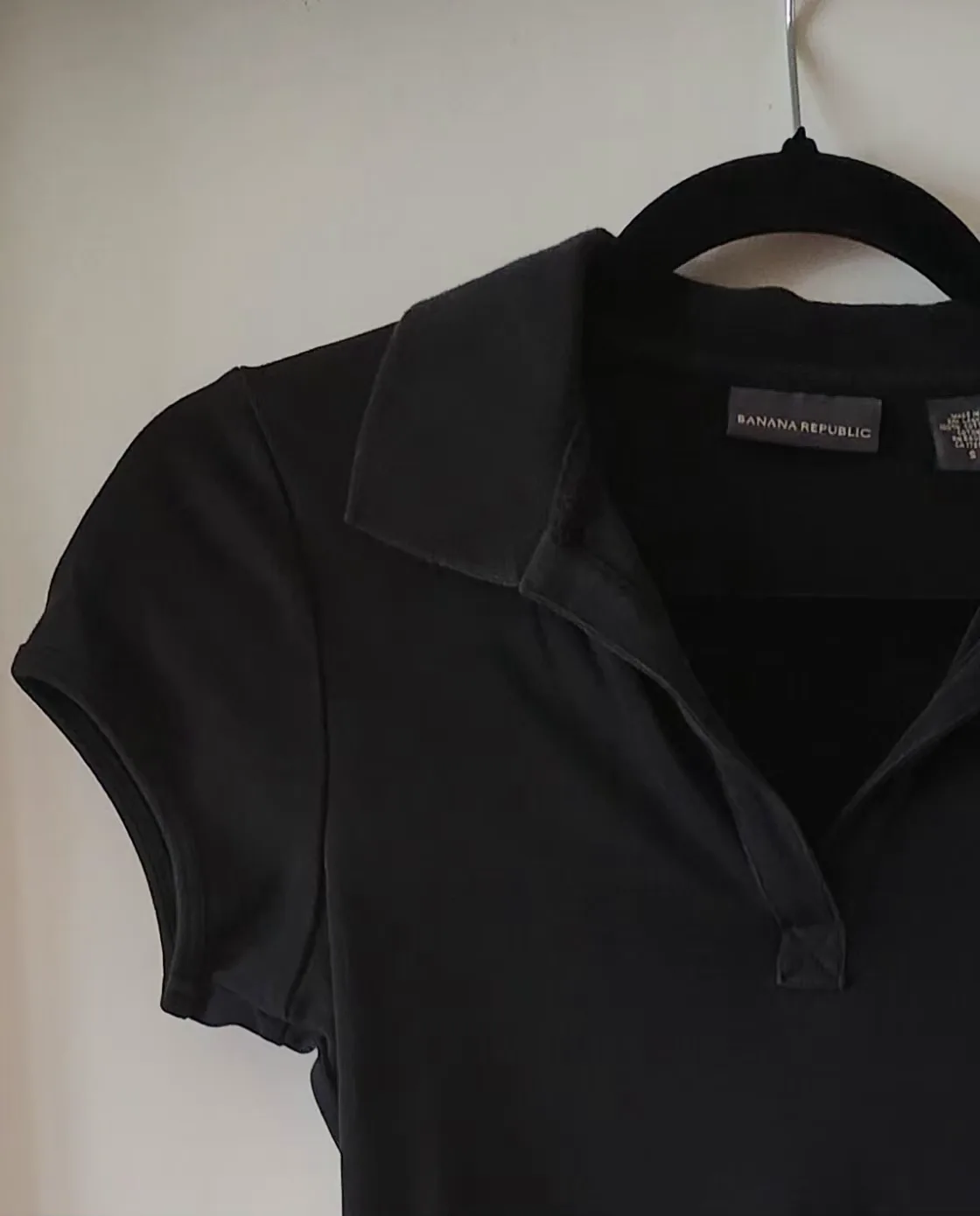 Banana Republic Black Polo Shirt image indicator(2)