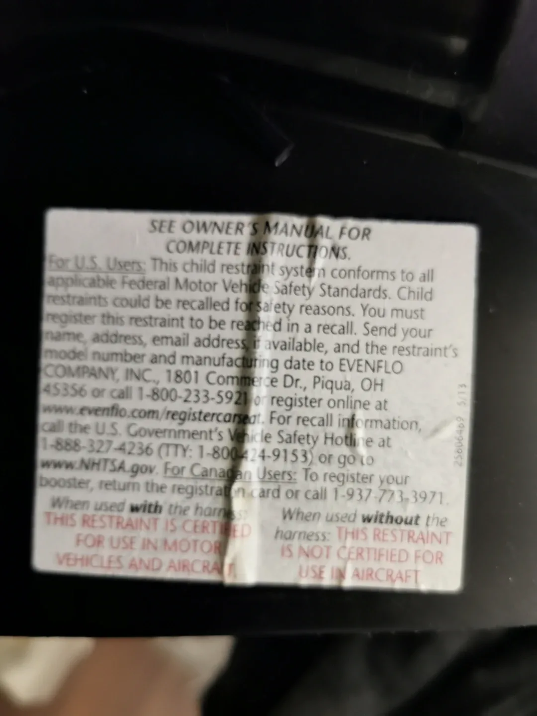 Evenflo Child Car Booster Seat - Teal and Black image indicator(6)