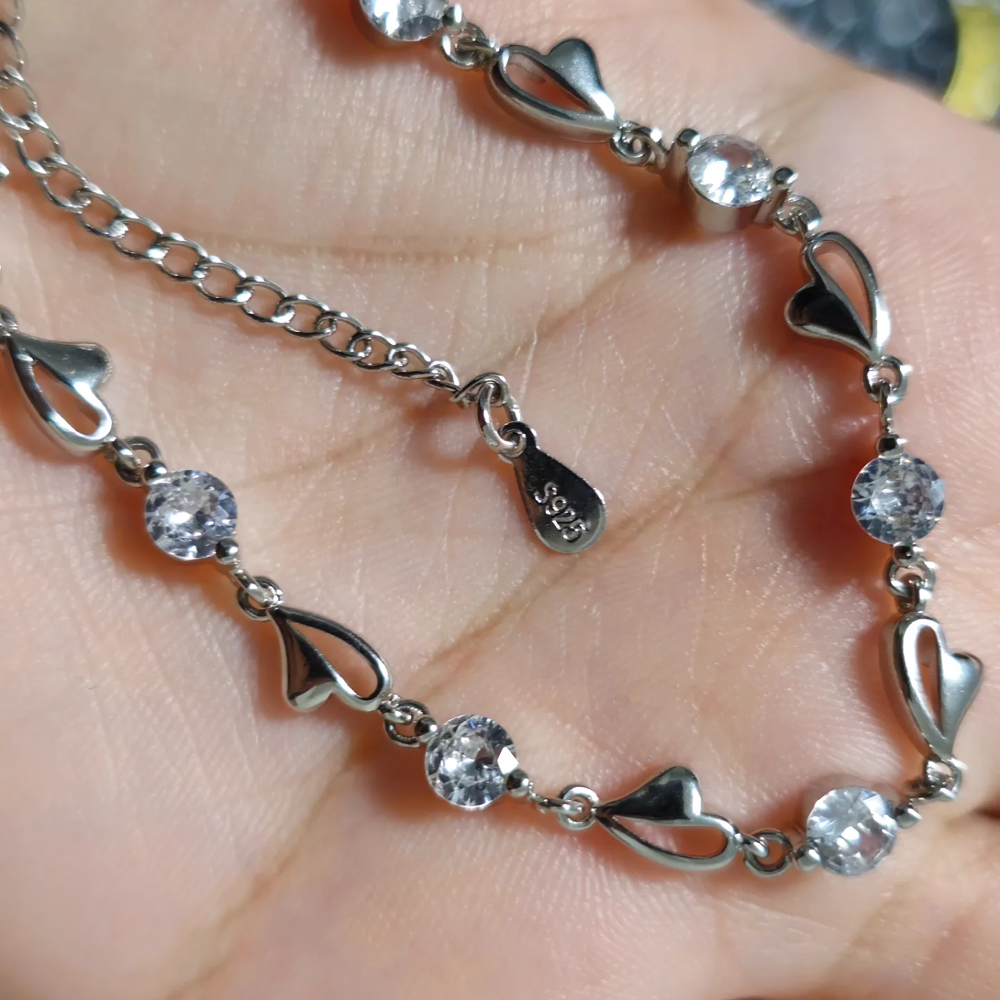 Brand New S925 Stamped Silver Bracelet image indicator(3)