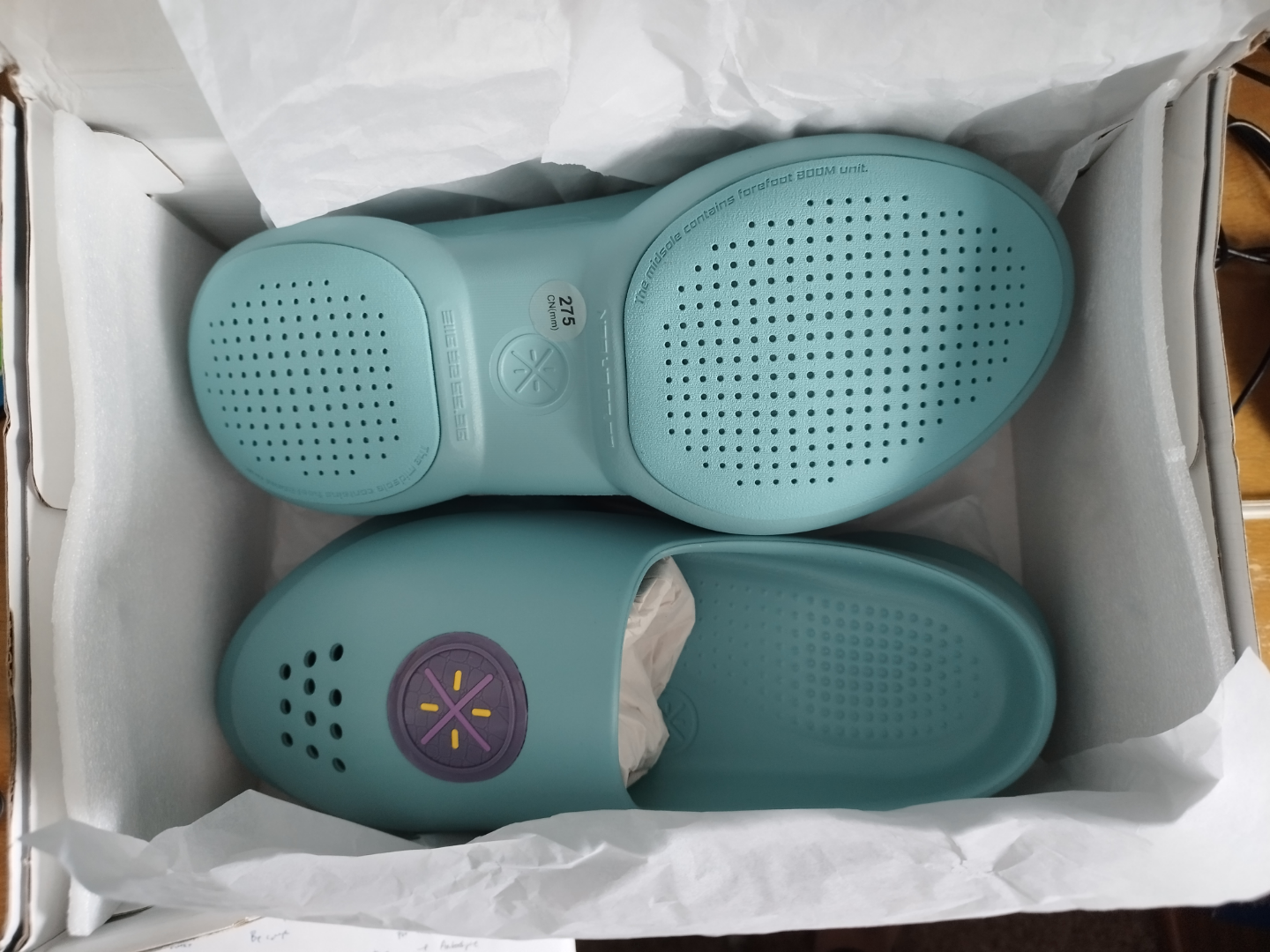 Wade Basketball Off-Court Slides - Size 10 US - Teal - photo 5