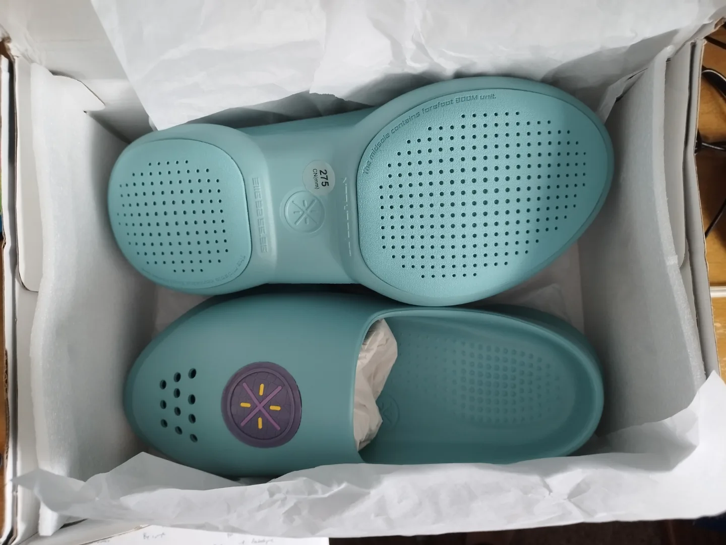 Wade Basketball Off-Court Slides - Size 10 US - Teal image indicator(5)