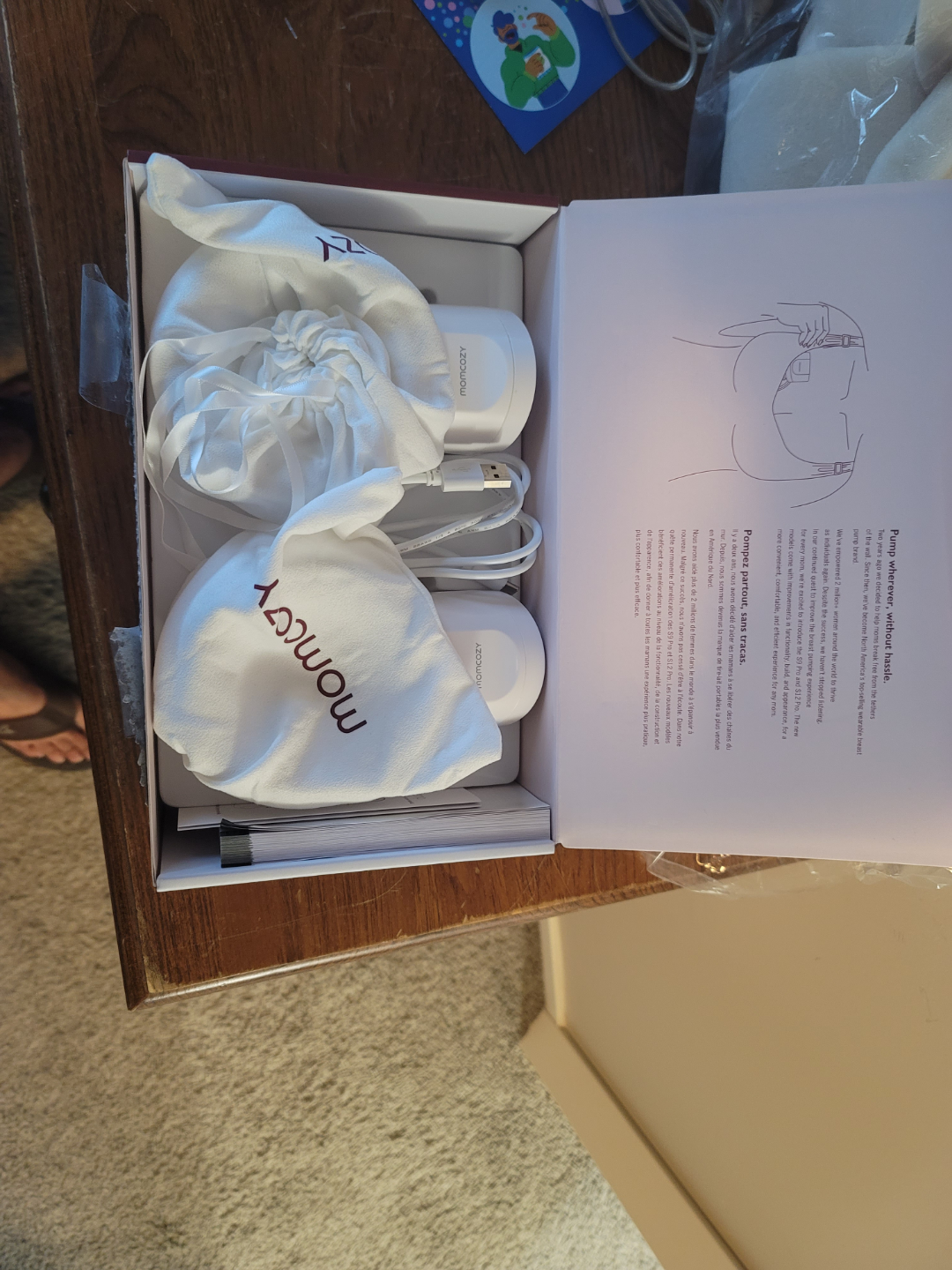 Momcozy S12 Pro Two Wearable Breast Pump with 64 storage bags - photo 4