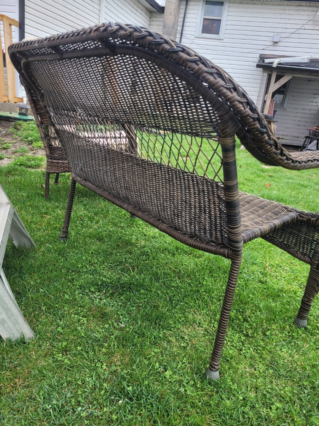 Wicker Patio Set - Loveseat and Armchair - photo 3