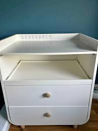 White Baby Changing Table with Drawers - photo 3