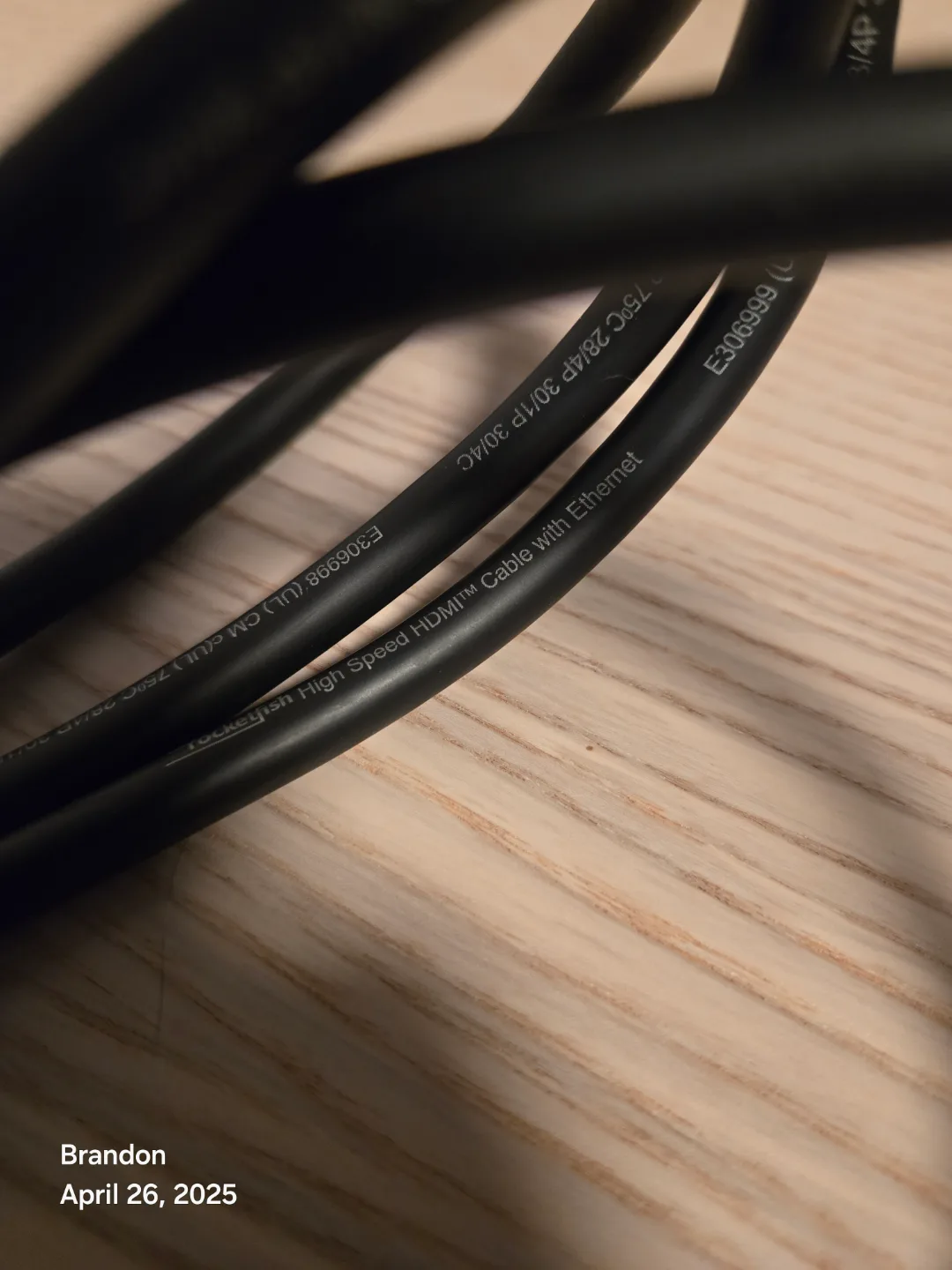 10' Rocketfish High Speed HDMI. In wall quality. Thick. image indicator(3)