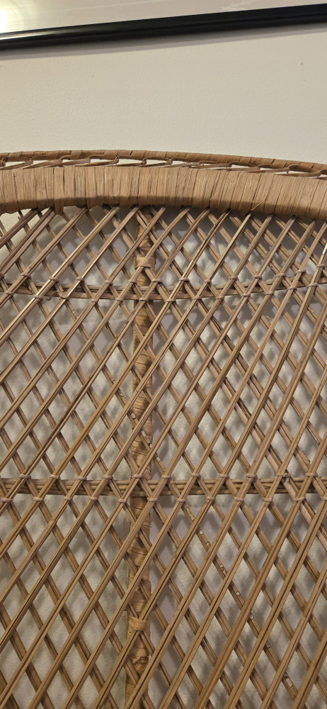 Vintage Wicker Peacock Chair - photo 2