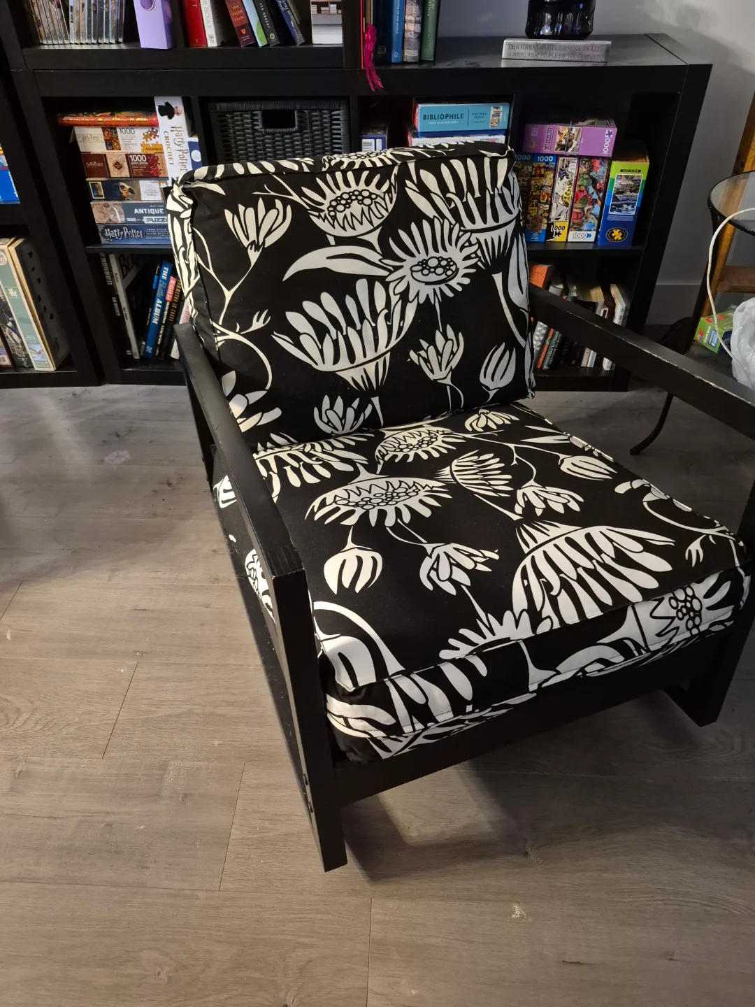 vintage black rocker chair image indicator(3)