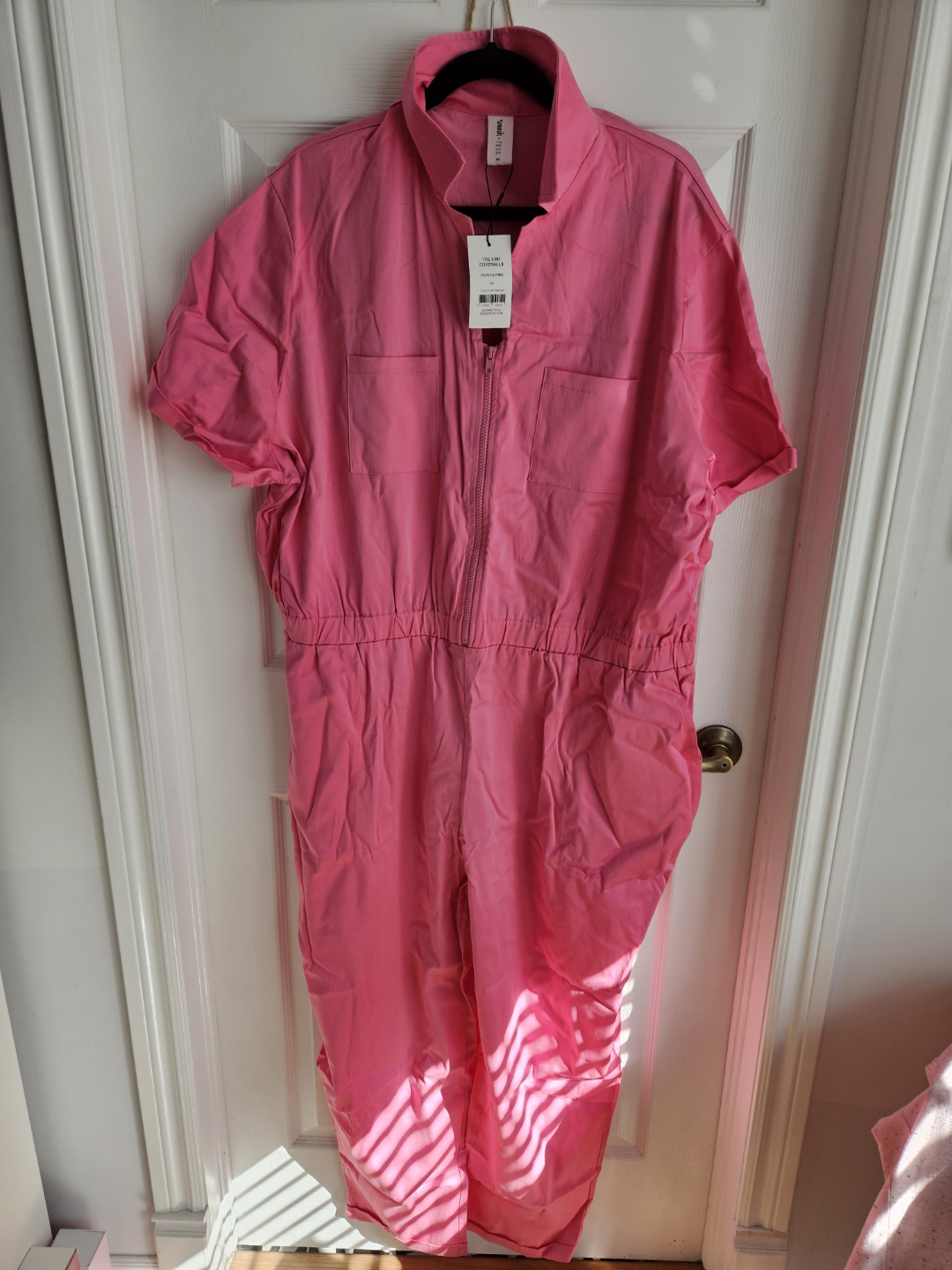 Smash + Tess The Kimi Coveralls - Papaya Pink - 4XL