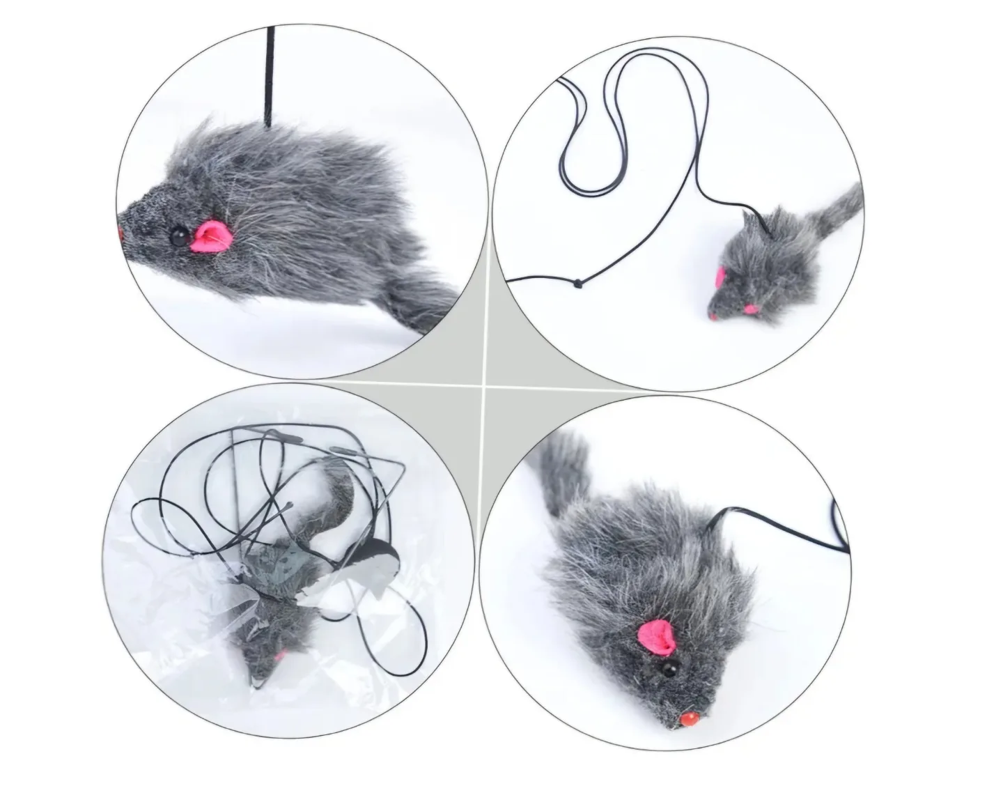 Interactive Cat Toy Hanging Mouse Teaser image indicator(7)