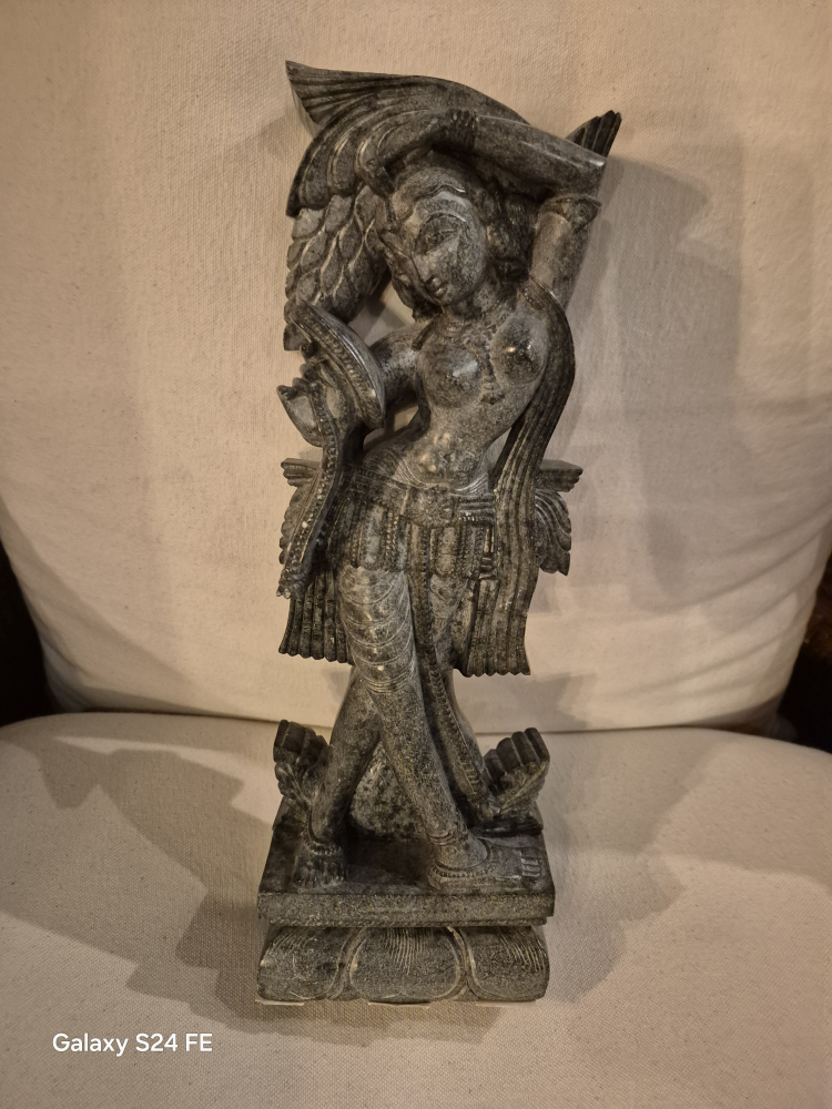 Intricate Stone Carving Figurine