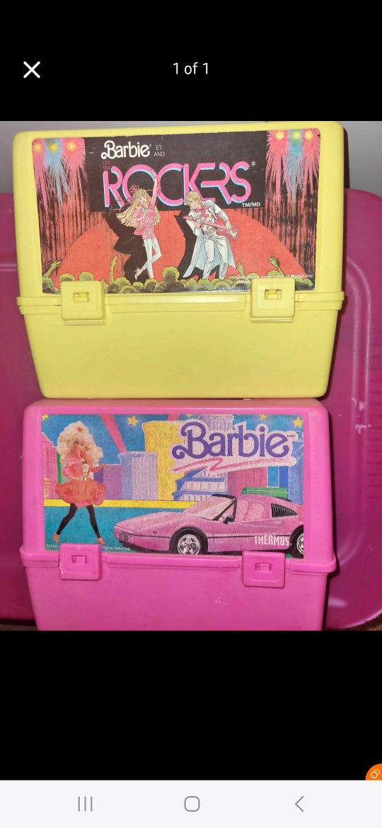 💚 vintage Barbie Lunchboxes (2)