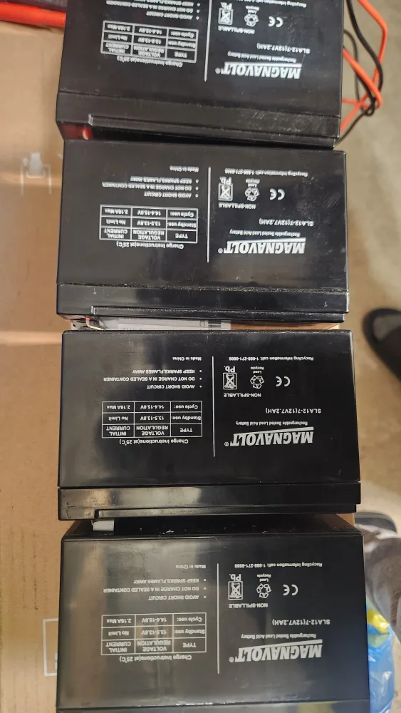 New Magnavolt 12V (SLA12-7ah) Batteries (4 available) image indicator(2)