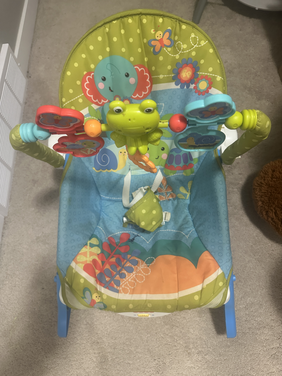 Baby Rocker with Toy Bar