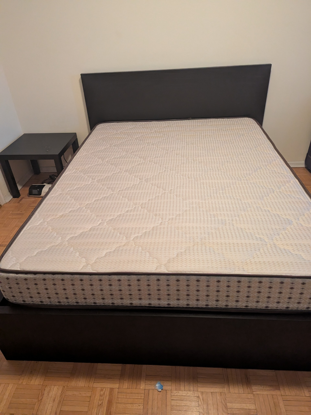 IKEA MALM Queen Size Bed Frame with Mattress - photo 2