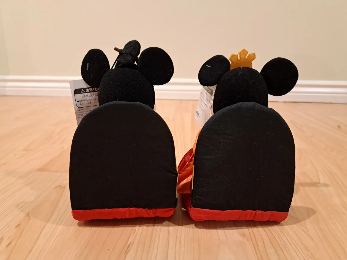 Vintage Sega Mickey & Minnie Hina Matsuri Plush Set image indicator(3)