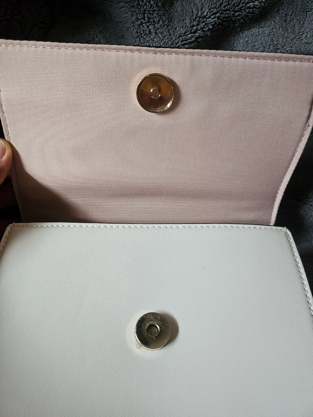 ALDO Two-Tone Satchel Handbag image indicator(4)