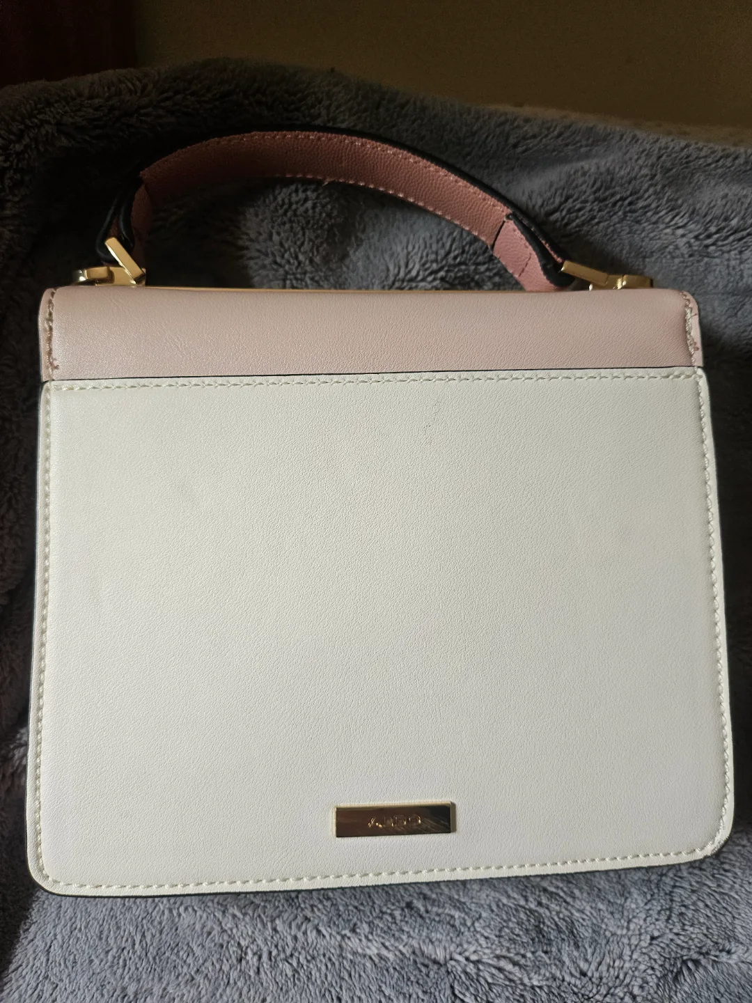 ALDO Two-Tone Satchel Handbag image indicator(5)