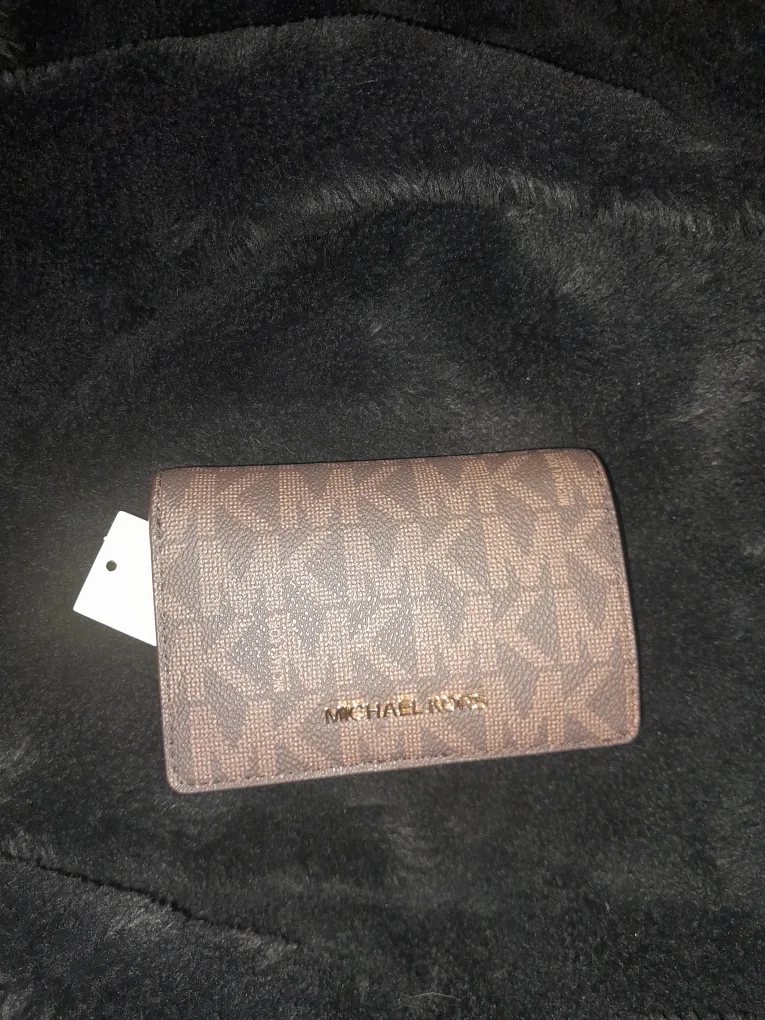 Michael Kors Brown Logo  Wallet image indicator(4)