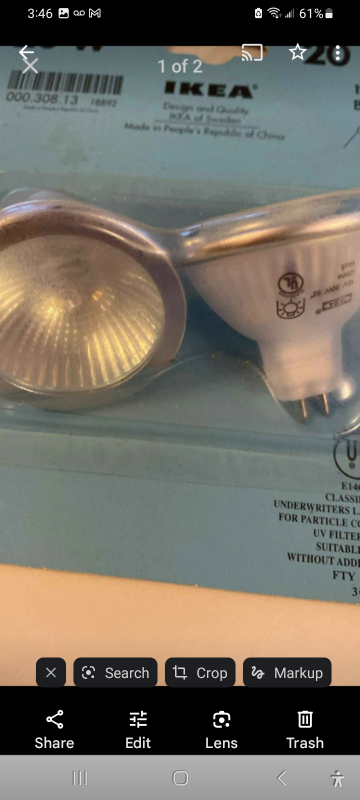 IKEA LED GU10 Bulbs (2 pack)