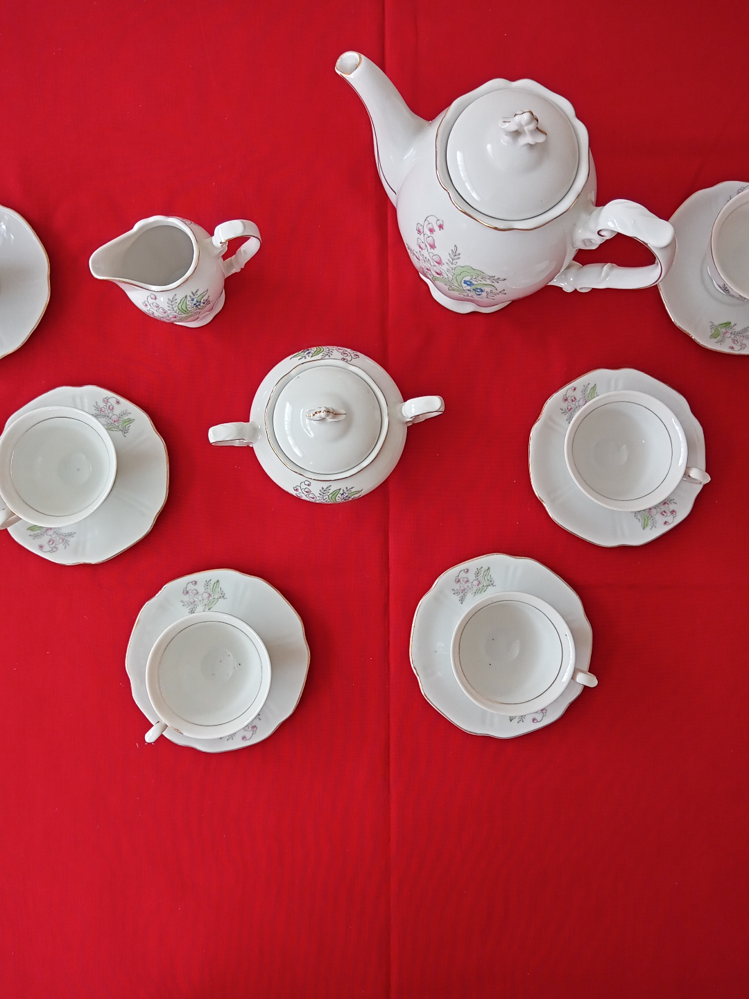 Vintage Porcelain Espresso Set for 6 - photo 4