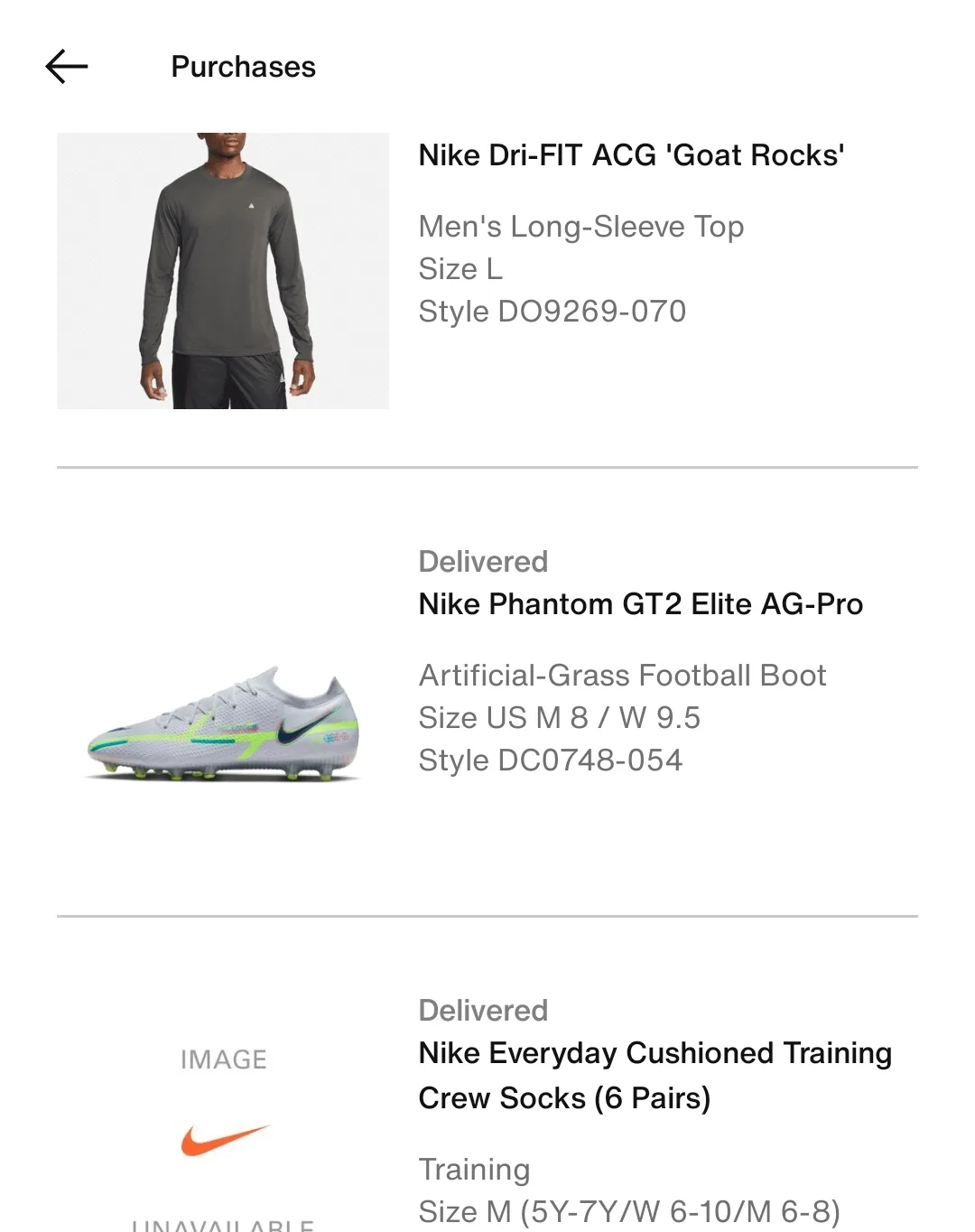 Nike Phantom GT2 Elite AG-Pro US 8 thumbnail