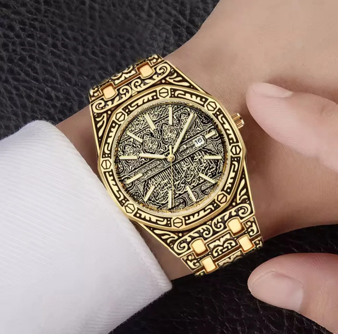 Men's Gold Arabic Calligraphy Watch thumbnail