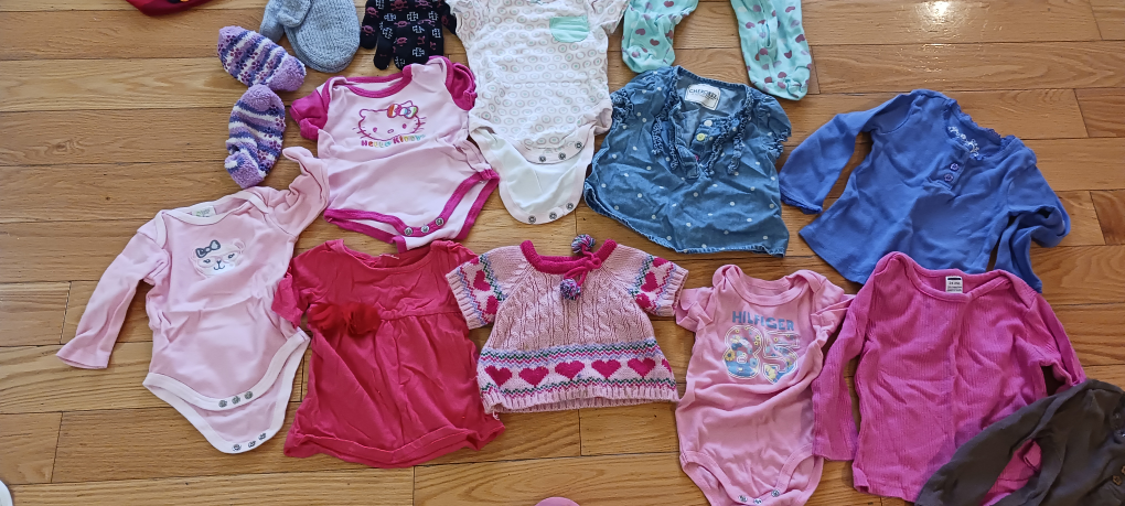 Baby Girl Clothes and Shoes Bundle - Size Newborn to 12 Months - photo 5