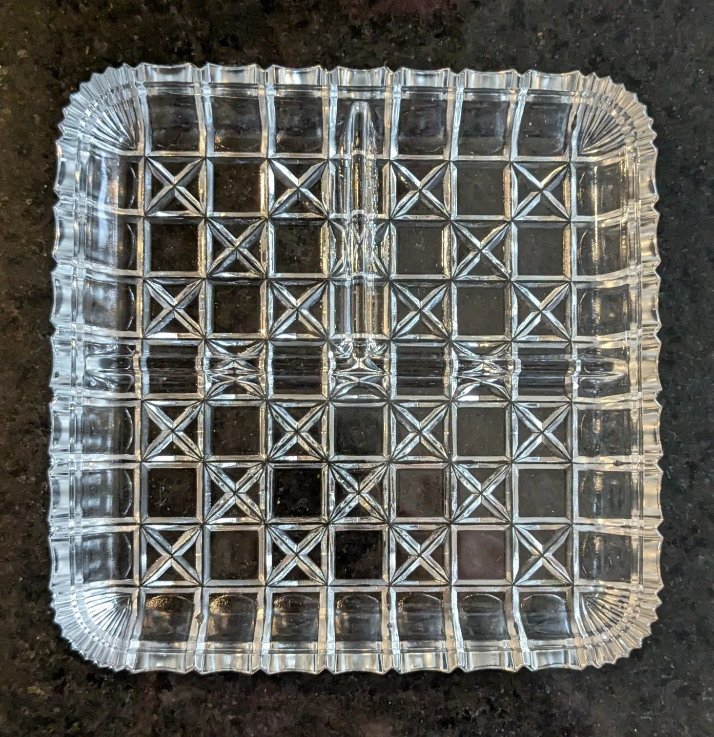 Indiana Glass 3 part Relish Dish thumbnail