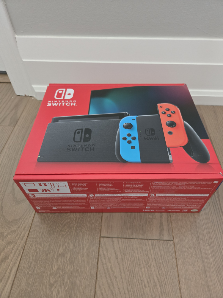 new Nintendo Switch Neon Blue&Red 💚 Joy-Con Console - New in Box - photo 4