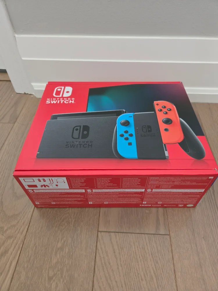 new Nintendo Switch Neon Blue&Red 💚 Joy-Con Console - New in Box image indicator(4)