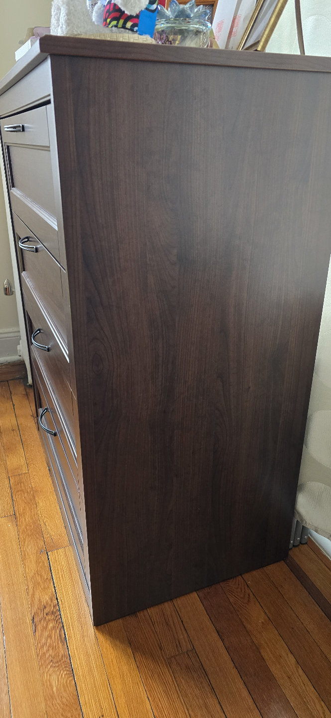 Four Drawer Chest Dark Wood - photo 2