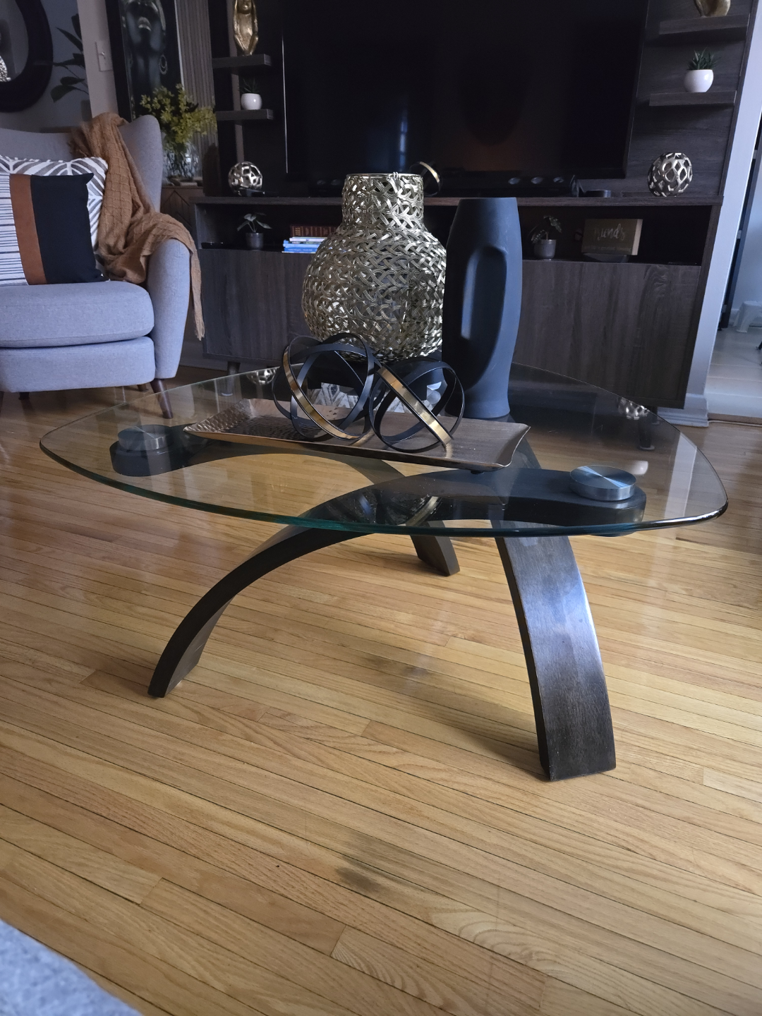 Modern Glass Coffee Table Set - photo 3