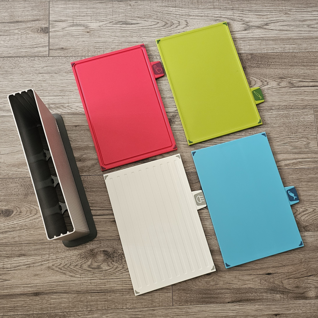 (NEW Product) Joseph Joseph Index Cutting Board Set with Stand - photo 2