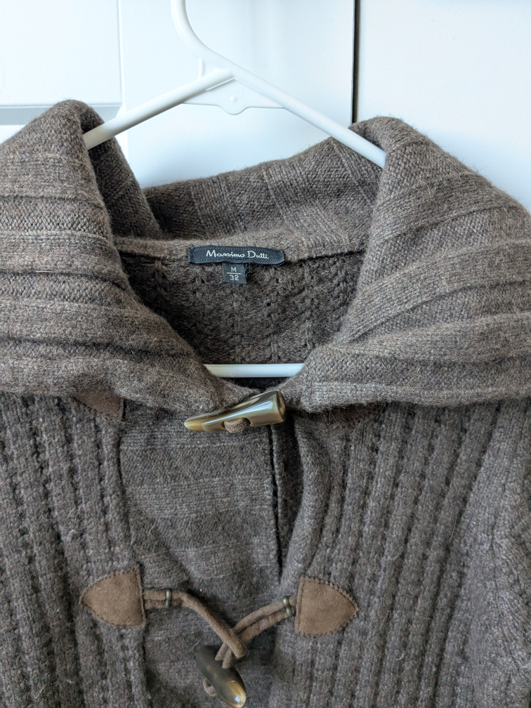 Massimo Duttie Merino Duffle Cardigan - Size M - photo 2