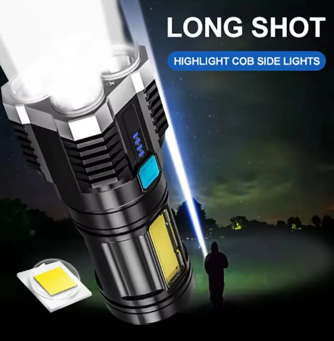 Ultra Bright LED Flashlight - Super Long Range image indicator(2)