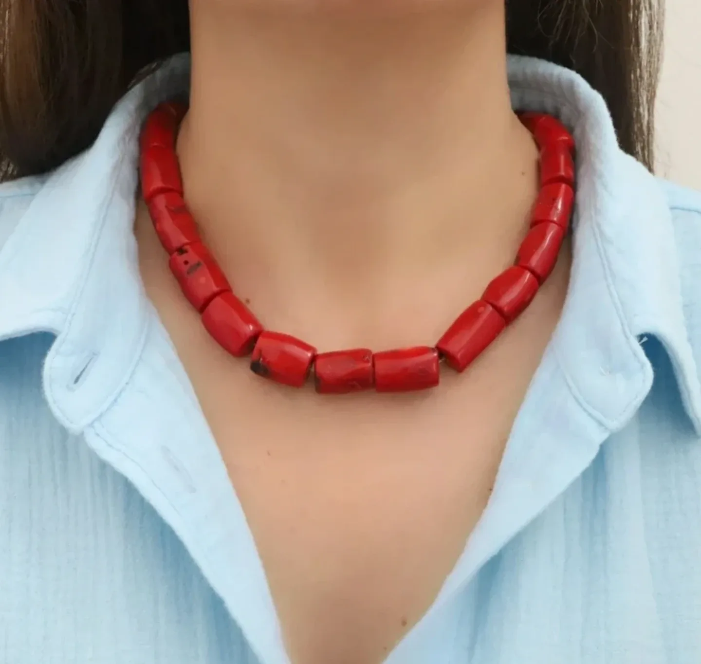 Red Coral Necklace image indicator(2)